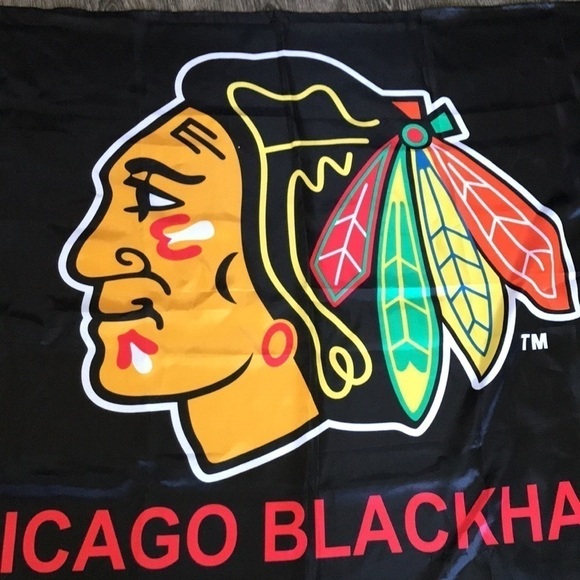 Nhl Chicago Blackhawks 3' x 5' Banner Flag with Reinforced Grommets - Picture 2 of 8